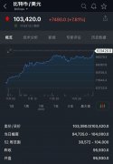 突发!比特币刚刚突破1
